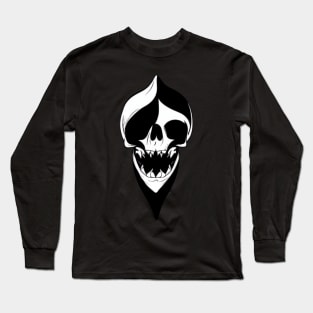 Pirate Shark Skull Long Sleeve T-Shirt